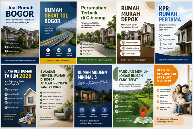 Jual Rumah Bogor 2026: Lokasi Strategis, Harga Terbaik, dan Potensi Investasi