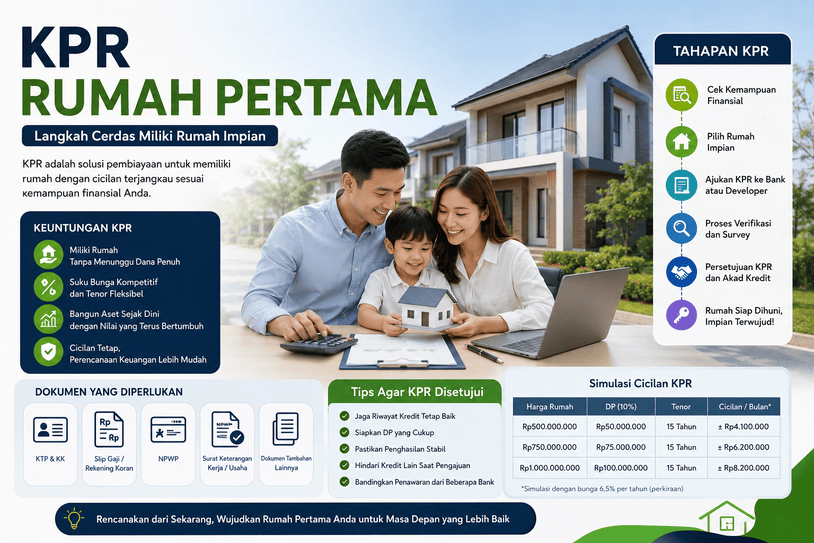 KPR Rumah Pertama: Langkah Awal Menuju Hunian Milik Sendiri